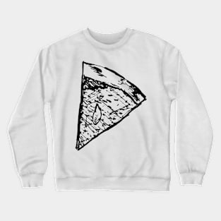 Sketch ink pizza slice Crewneck Sweatshirt